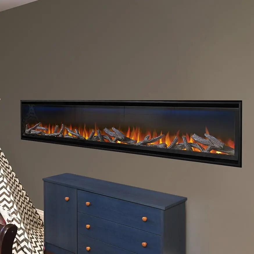 Napoleon NEFL74CHD 74-Inch Alluravision Deep Wall Mount Electric Fireplace - Lifestyle  thumbnail