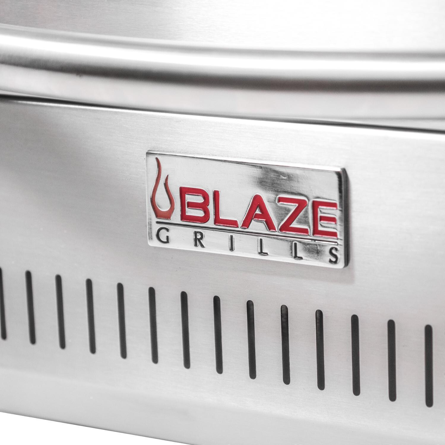 Blaze Professional LUX BLZ-1PRO-PRT-LP Portable Grill - Blaze Grills Badge Close-Up thumbnail