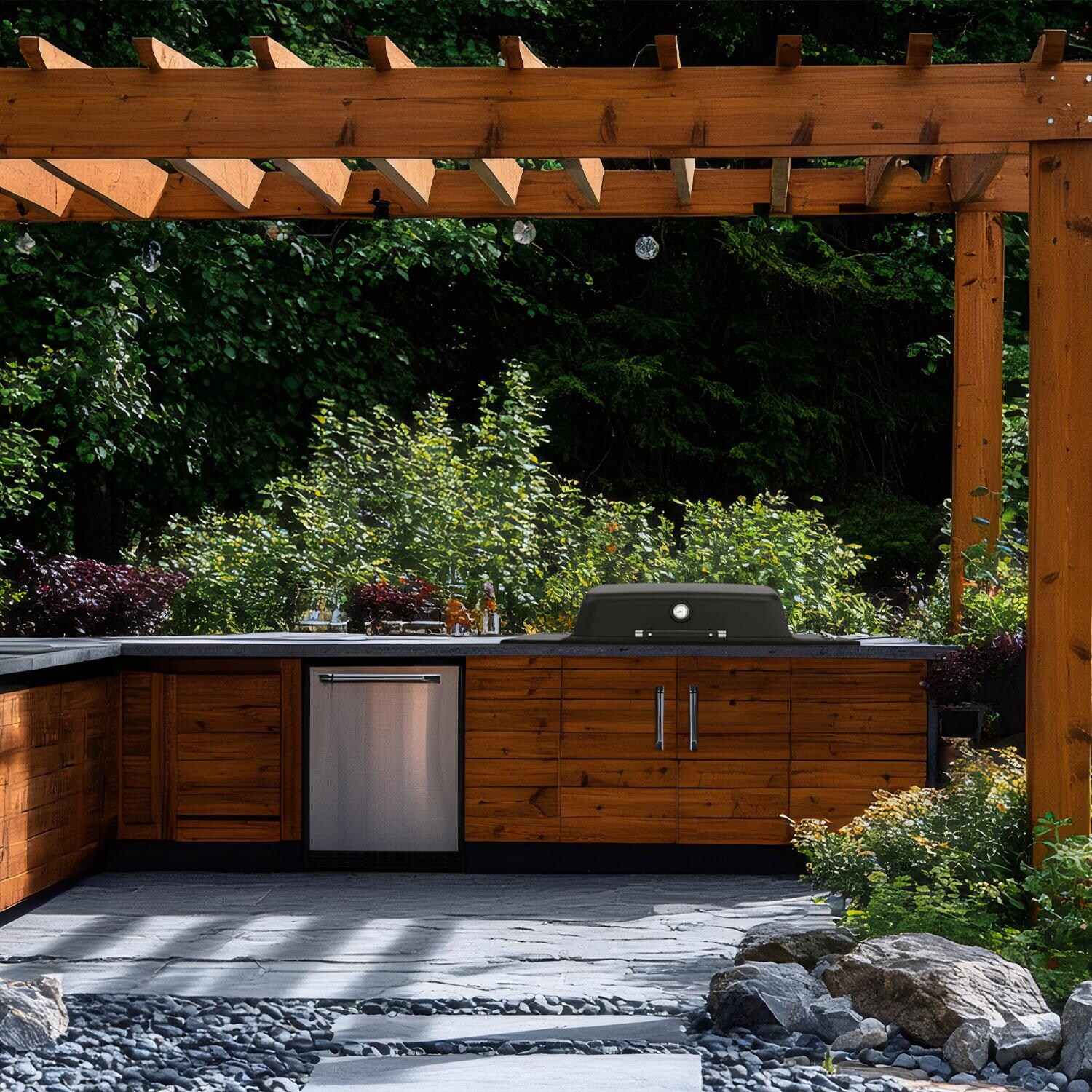 Everdure FURNACE 3-Burner Built-In Propane Grill - Lifestyle thumbnail