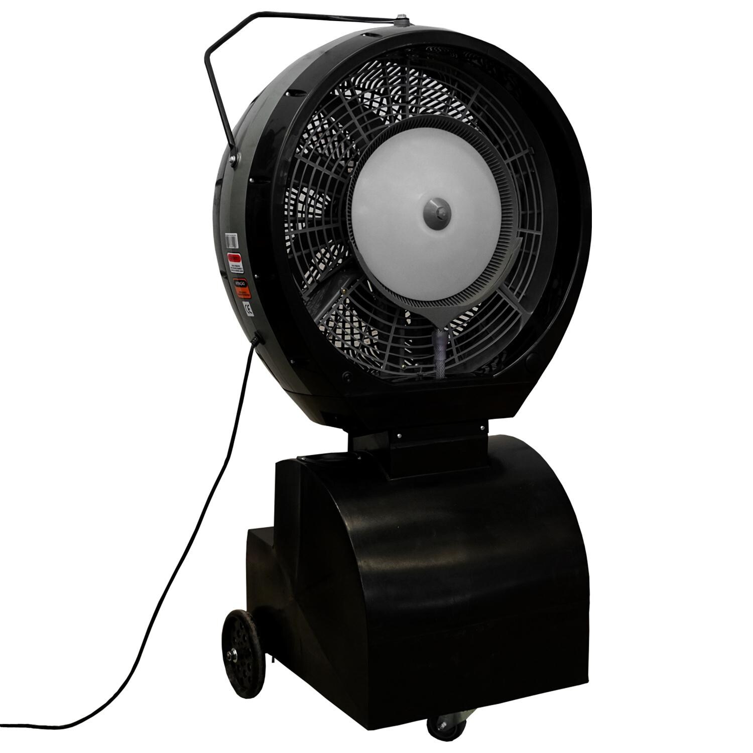 Ecojet by Joape Hurricane Reservoir 18-Gallon Outdoor Misting Fan - Black - LVP-040403