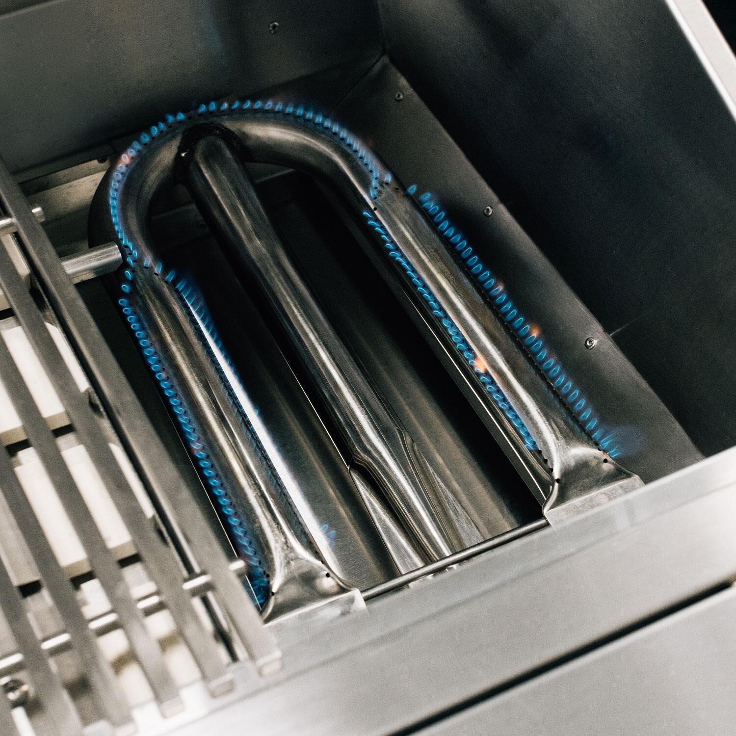 Summerset QST42-LP Quest 42-in 3 Burner Built-In Propane Gas Grill w/ Rear Infrared Burner, Rotisserie Kit, & Drop-In Griddle Plate - Grates - Detail thumbnail