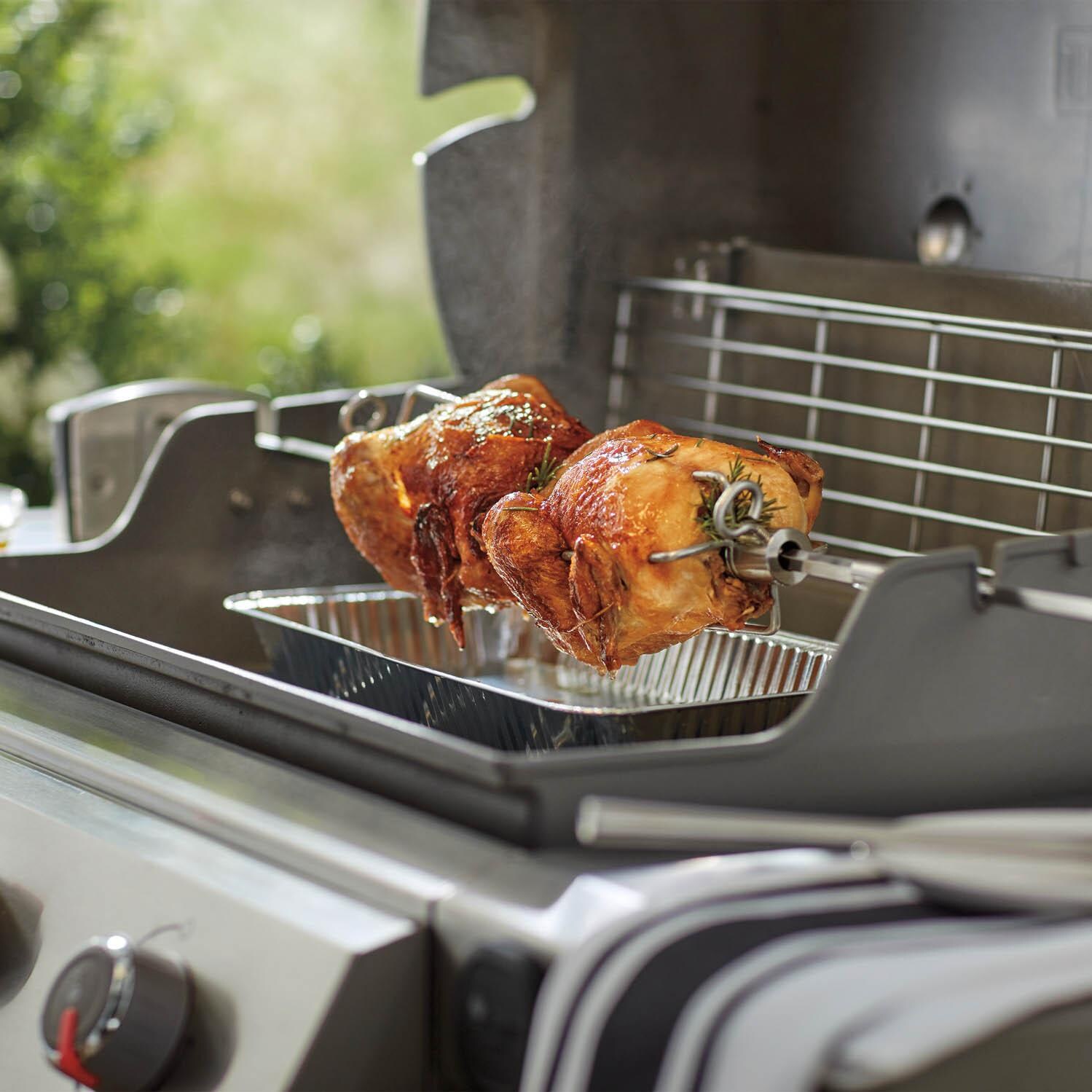Weber 7652 Rotisserie Kit For Genesis II 2B & 3B Gas Grills - With Chicken thumbnail