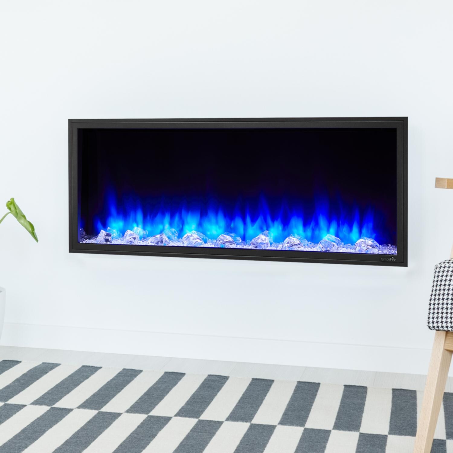 SimpliFire Scion SF-SC43-BK 43-Inch Linear Electric Fireplace thumbnail