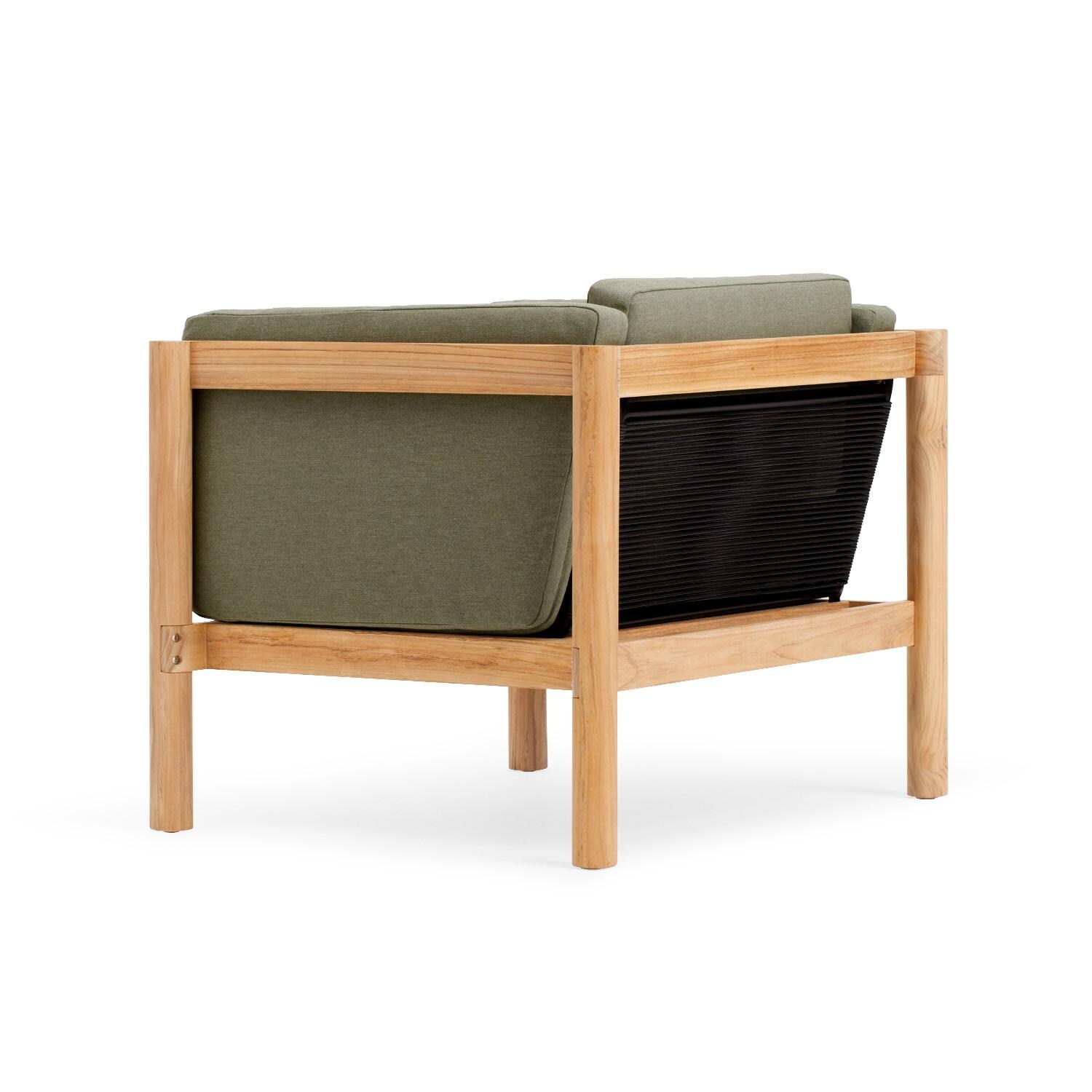 Neighbor CHAIR1 - LE Chair W/ Sunbrella Cushion Arms - Rear View thumbnail