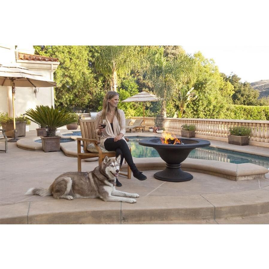 Dagan Industries 42Inch Wood Burning Fire Pit Table Ultimate Patio