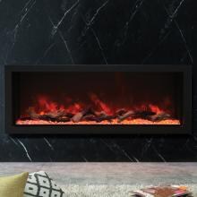 Amantii Panorama Series Extra Tall, Deep 60-Inch Built-In Electric Fireplace - Indoor/Outdoor - BI-60-DEEP-XT