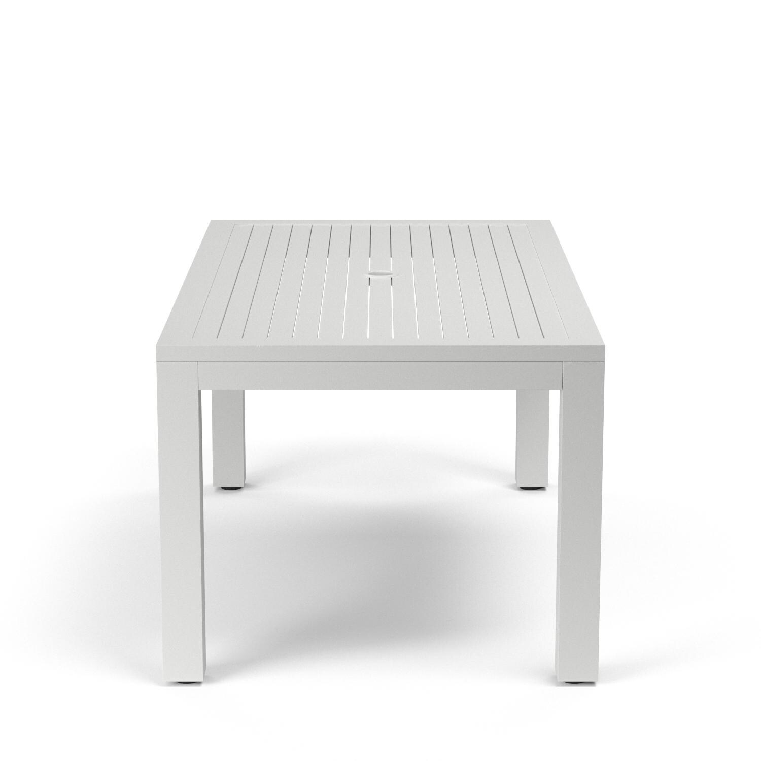 Sunset West - 1101-T64 - Naples 36 x 64 Inch Rectangular Aluminum Patio Dining Table - Short Side thumbnail