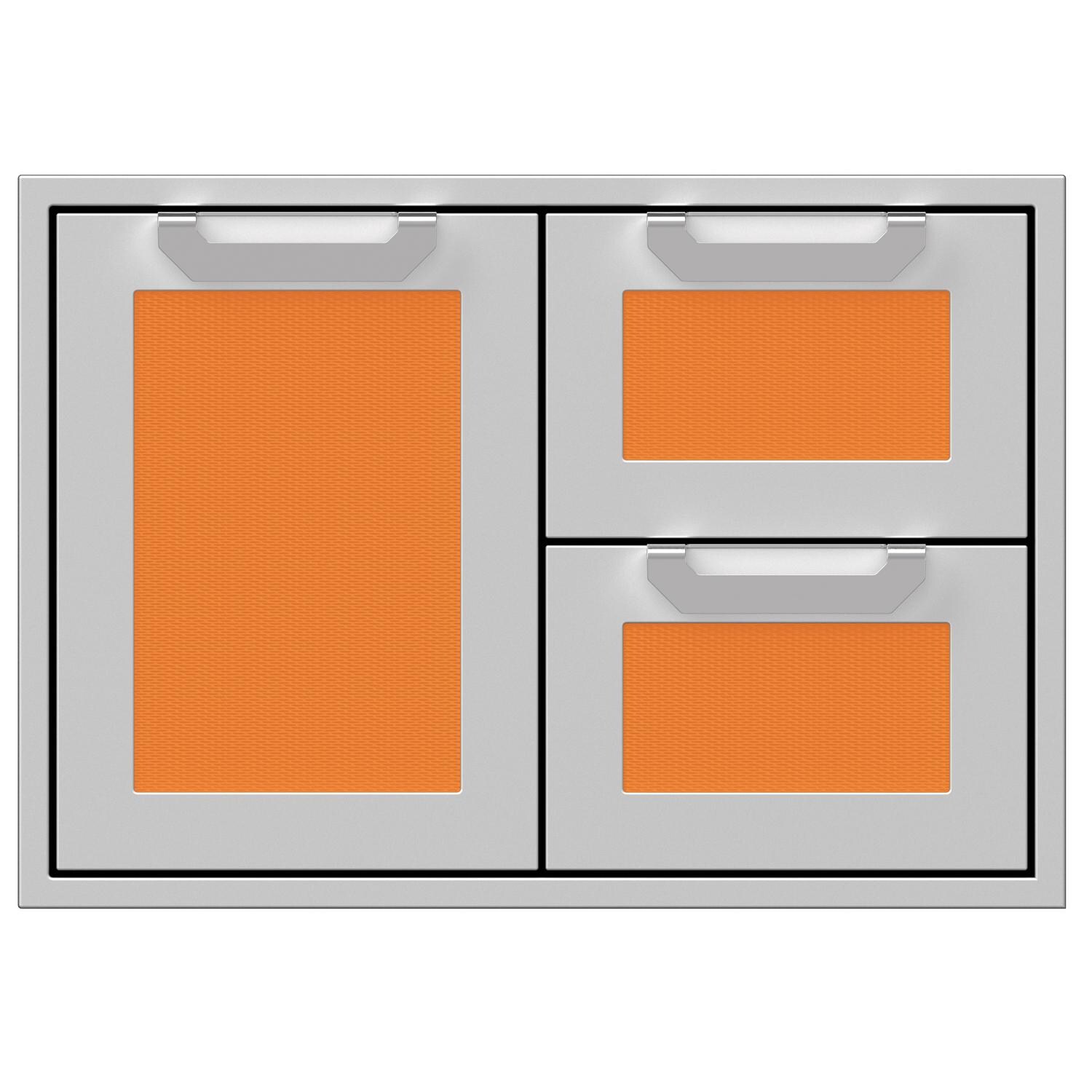 Hestan 30-Inch Double Drawer And Single Storage Door Combo - Citra - AGSDR30-OR thumbnail