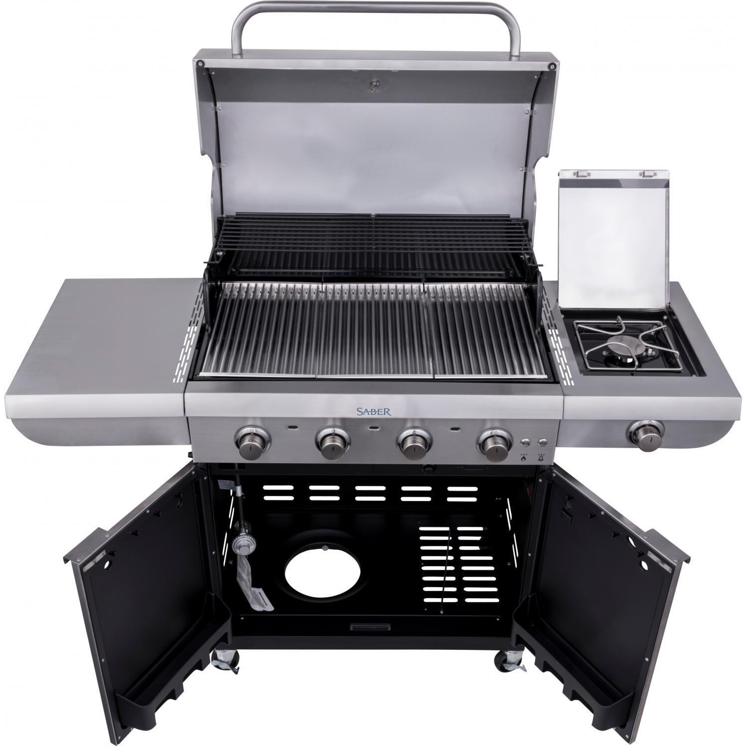 Saber Select R52SC0421 4-Burner 30-Inch Infrared Propane Gas Grill - Blown Open thumbnail