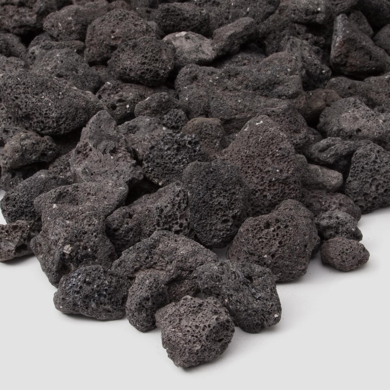 BBQGuys Signature 140NG-CBN Estes 40-Inch Square Natural Gas Fire Table - Lava Rocks thumbnail