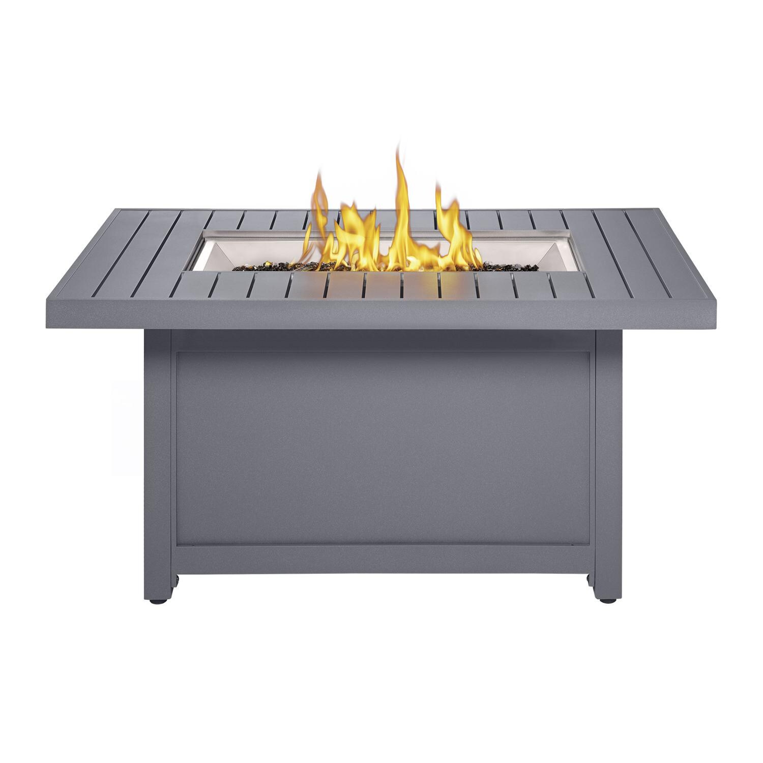 Napoleon 42-Inch Patioflame Hamptons Rectangular Gas Fire Table - Straight - Flames thumbnail