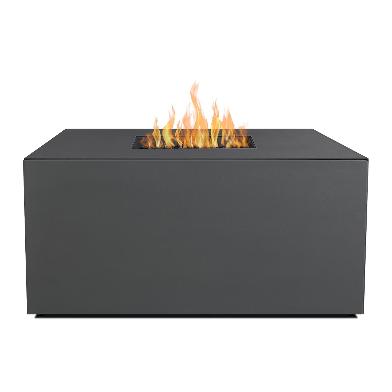 Lakeview Outdoor Designs SC2040LP-SLTE Lakeview Outdoor Designs Covewood 42-inch Square Propane Fire Table - Slate - Side View thumbnail