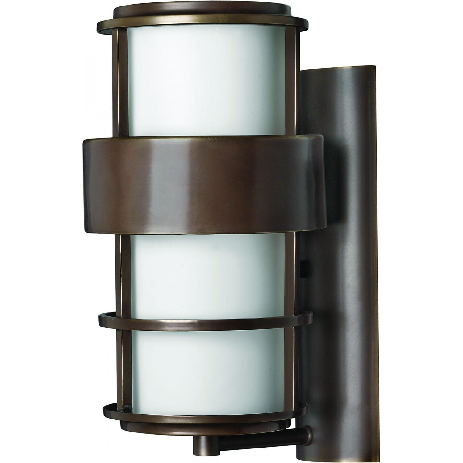 Hinkley Lighting Saturn 1904MT-LED 15W One Light LED Outdoor Wall Sconce - Metro Bronze thumbnail