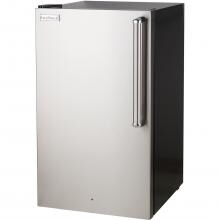 Fire Magic 20-Inch 4.0 Cu. Ft. Premium Left Hinge Compact Refrigerator - Stainless Steel Door / Black Cabinet - 3598-DL image