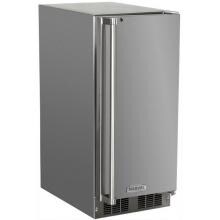 Marvel 12 Lb. 15-Inch Right Hinge Outdoor Rated Ice Maker - 25OIM-SS-F-R image