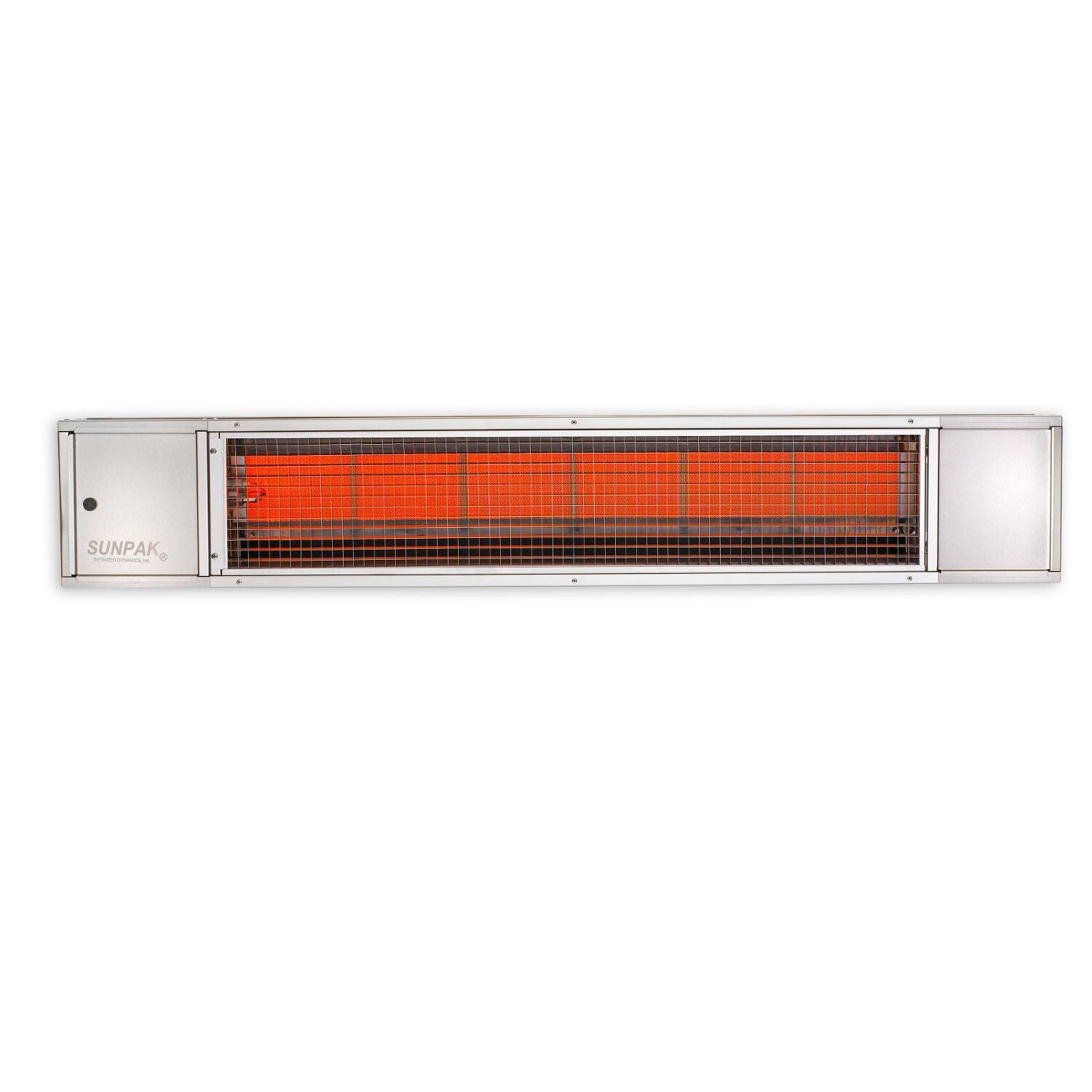 Sunpak 48-Inch 34,000 BTU Natural Gas Infrared Stainless Steel Patio Heater - Front View