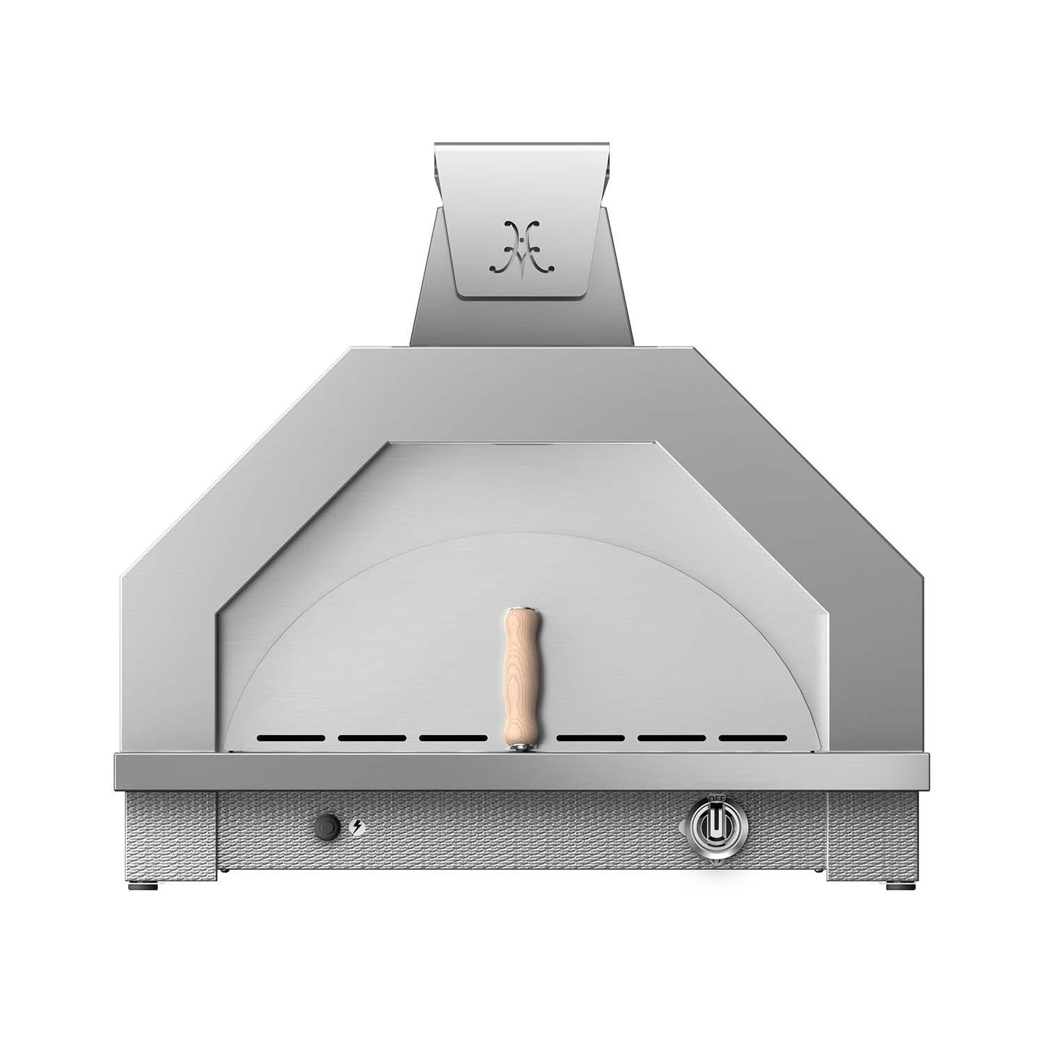 Hestan AGPO33-LP Campania Propane Pizza Oven W/Light Kit - Steeletto - White Background thumbnail