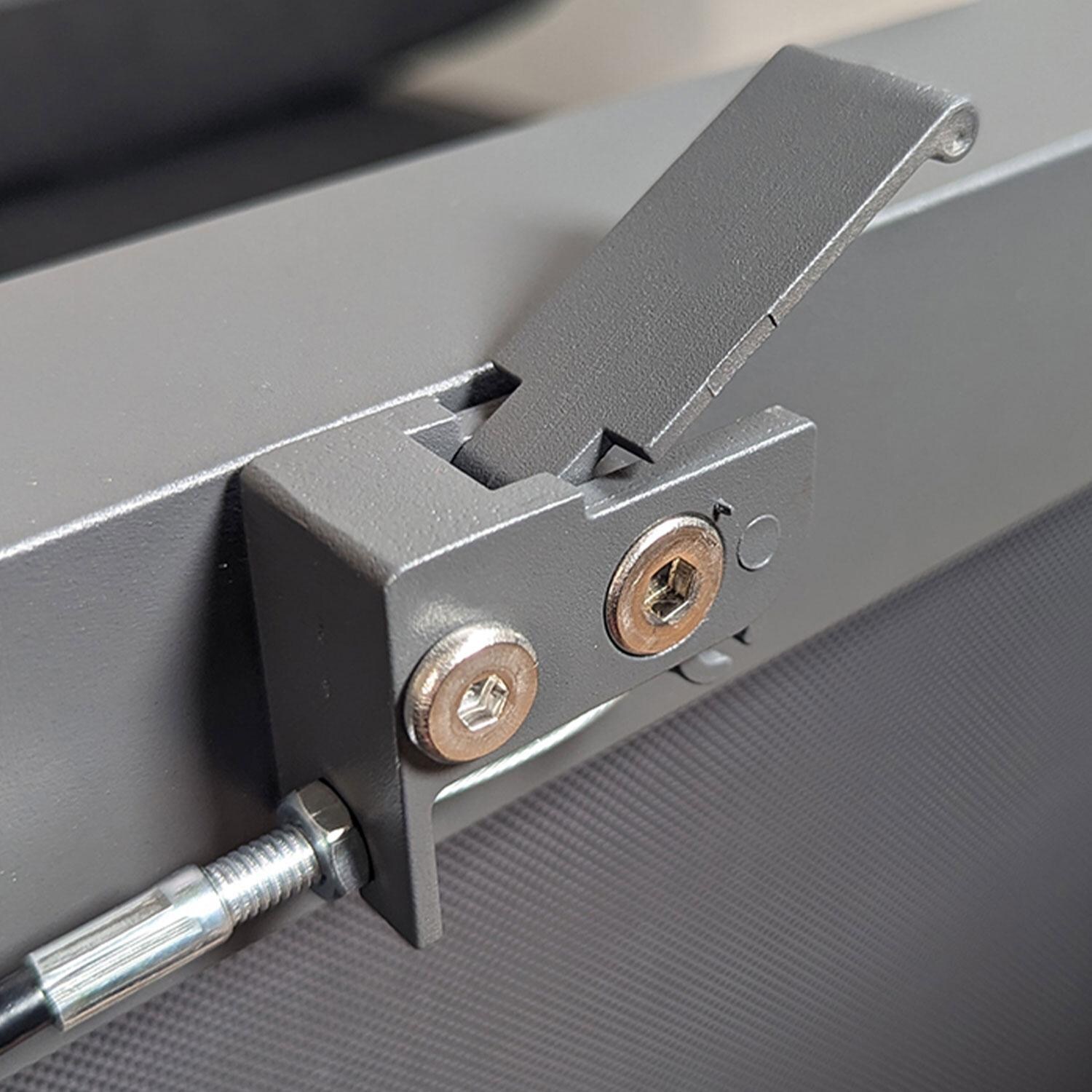 Boston Select Aluminum Reclining Lounge Chair in Lava By KETTLER - Reclining Lever - Detail thumbnail