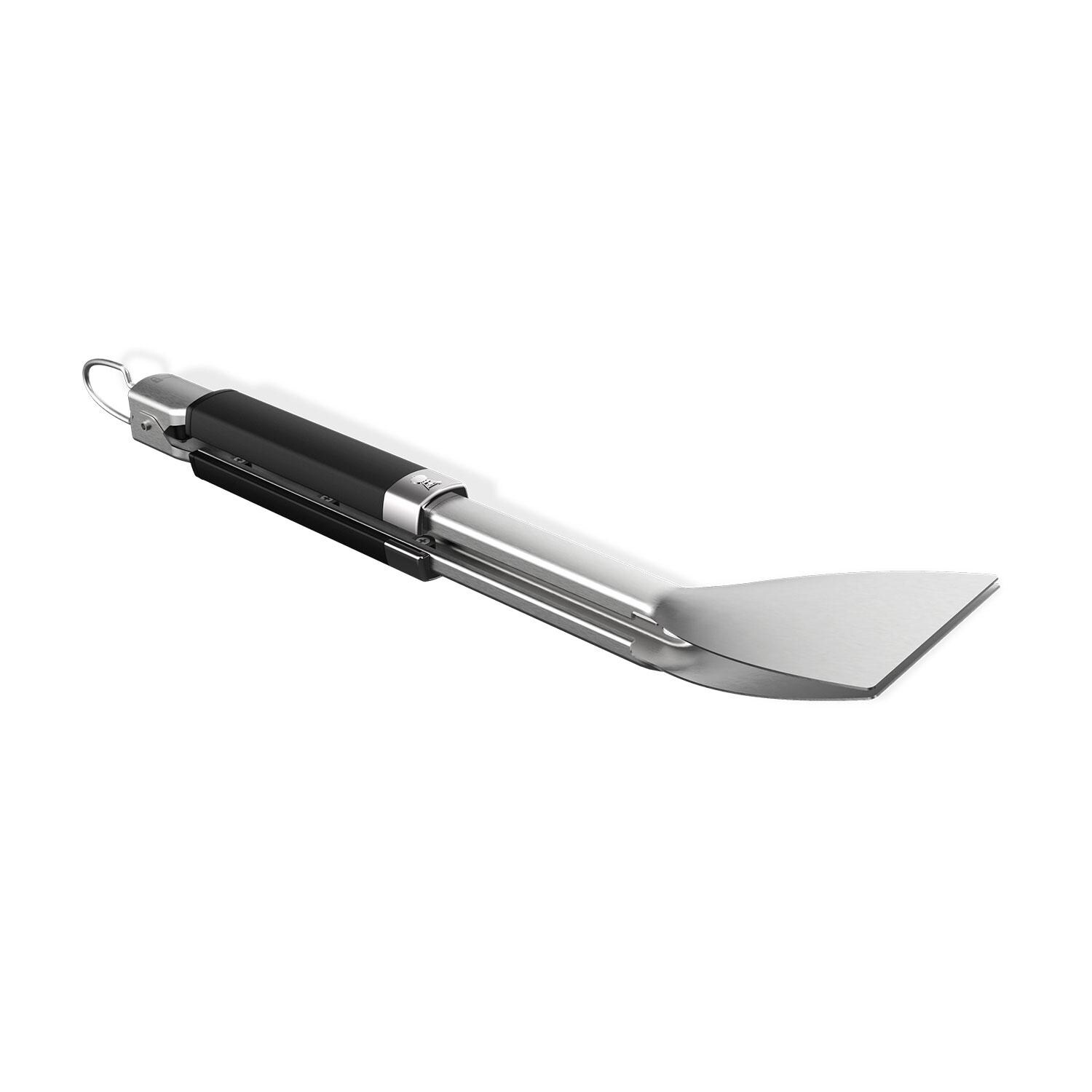 Weber 3400425 Flat Grip Tongs - Side View - White Background thumbnail