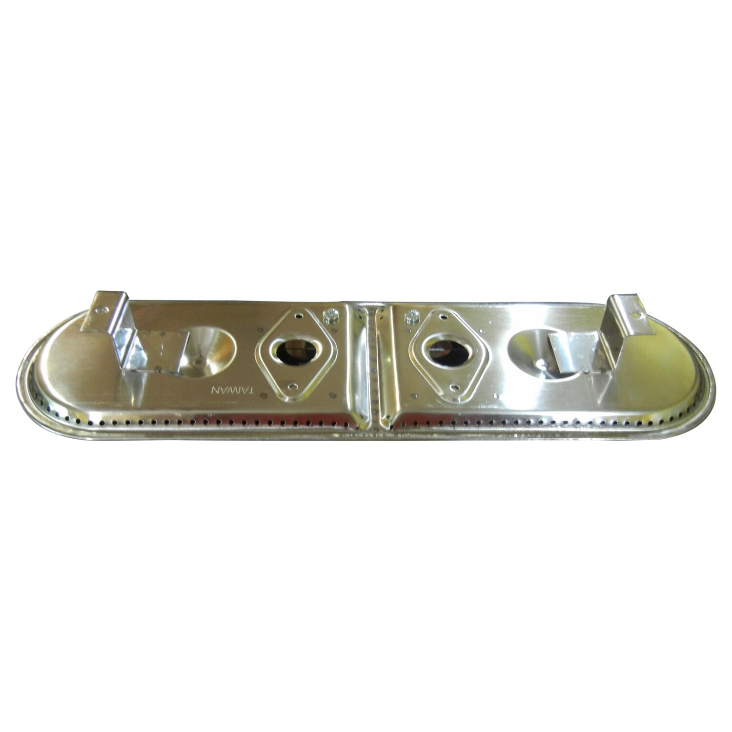 Stainless Steel Oval Twin, Centered, 3 Inch Offset Burner - 12082