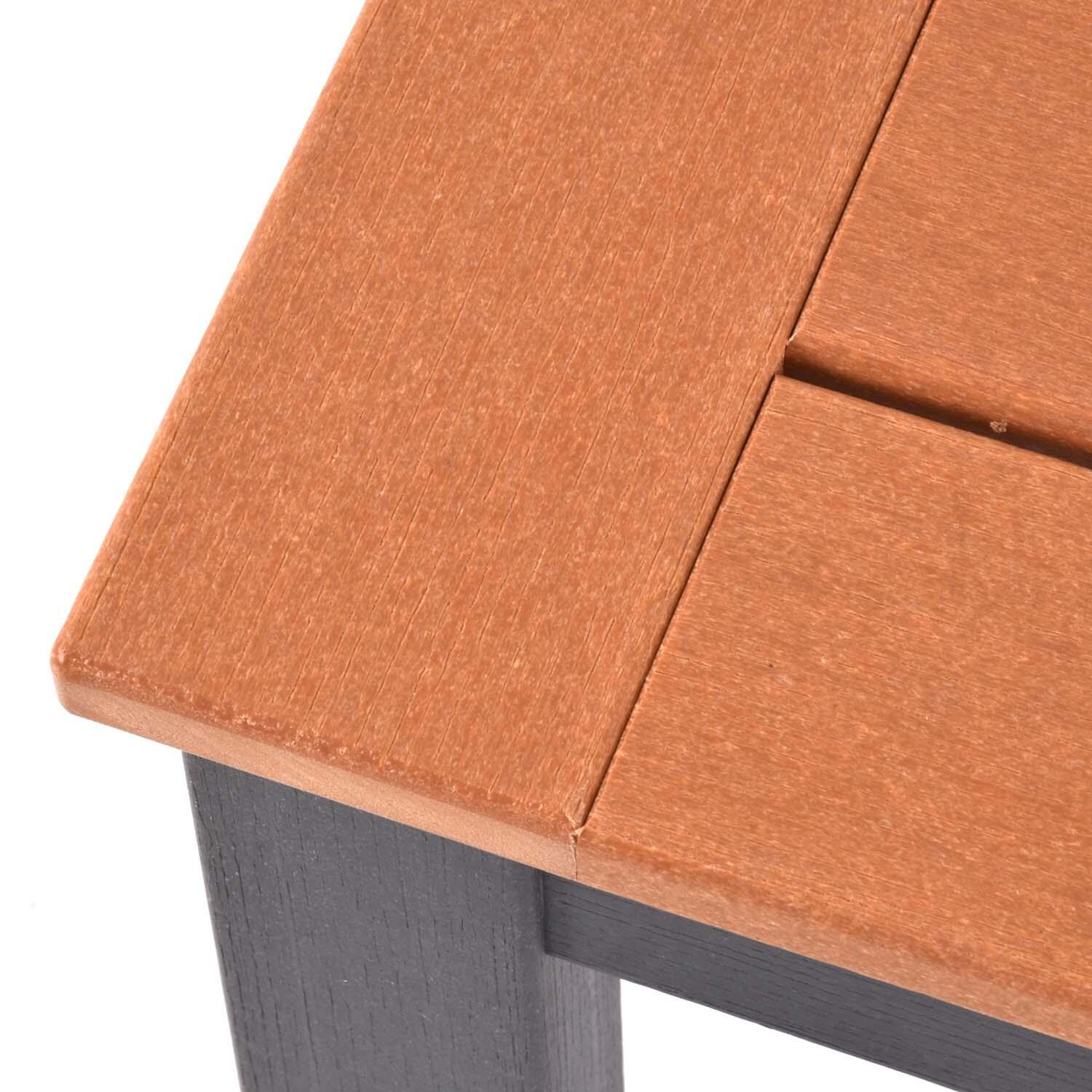 Sabine Landing 5 Pc Set Polyresin Seating Set By Lakeview Outdoor Designs - End Table Corner - Detail thumbnail