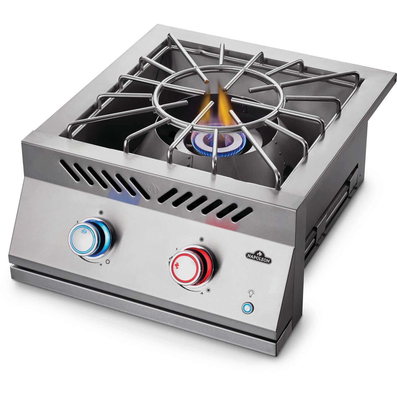 Napoleon BIB18PBPSS Built-In 700 Series Propane Power Burner - Inner Burner Ring On thumbnail