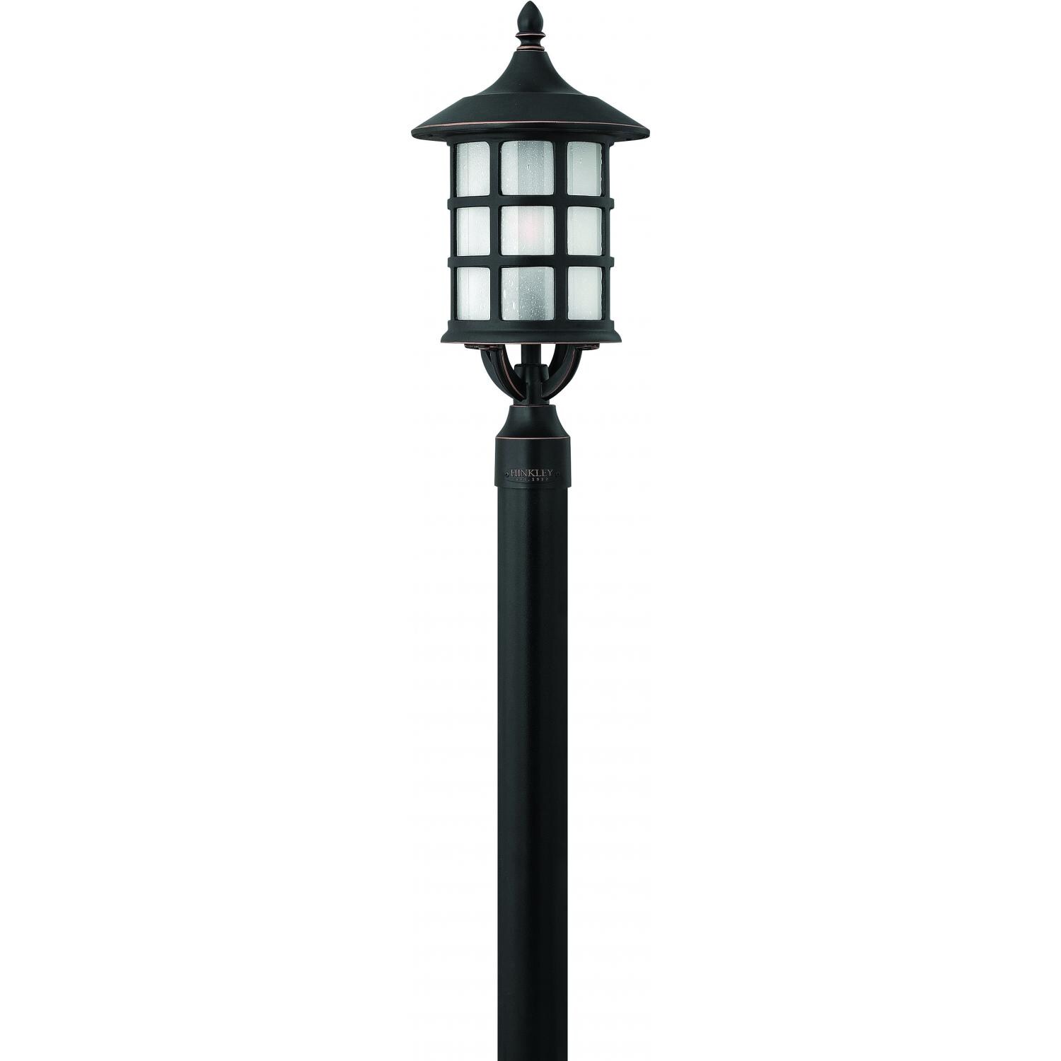 Hinkley Lighting Freeport One Light 20-Inch Outdoor Post Light - Olde Penny - 1801OP
