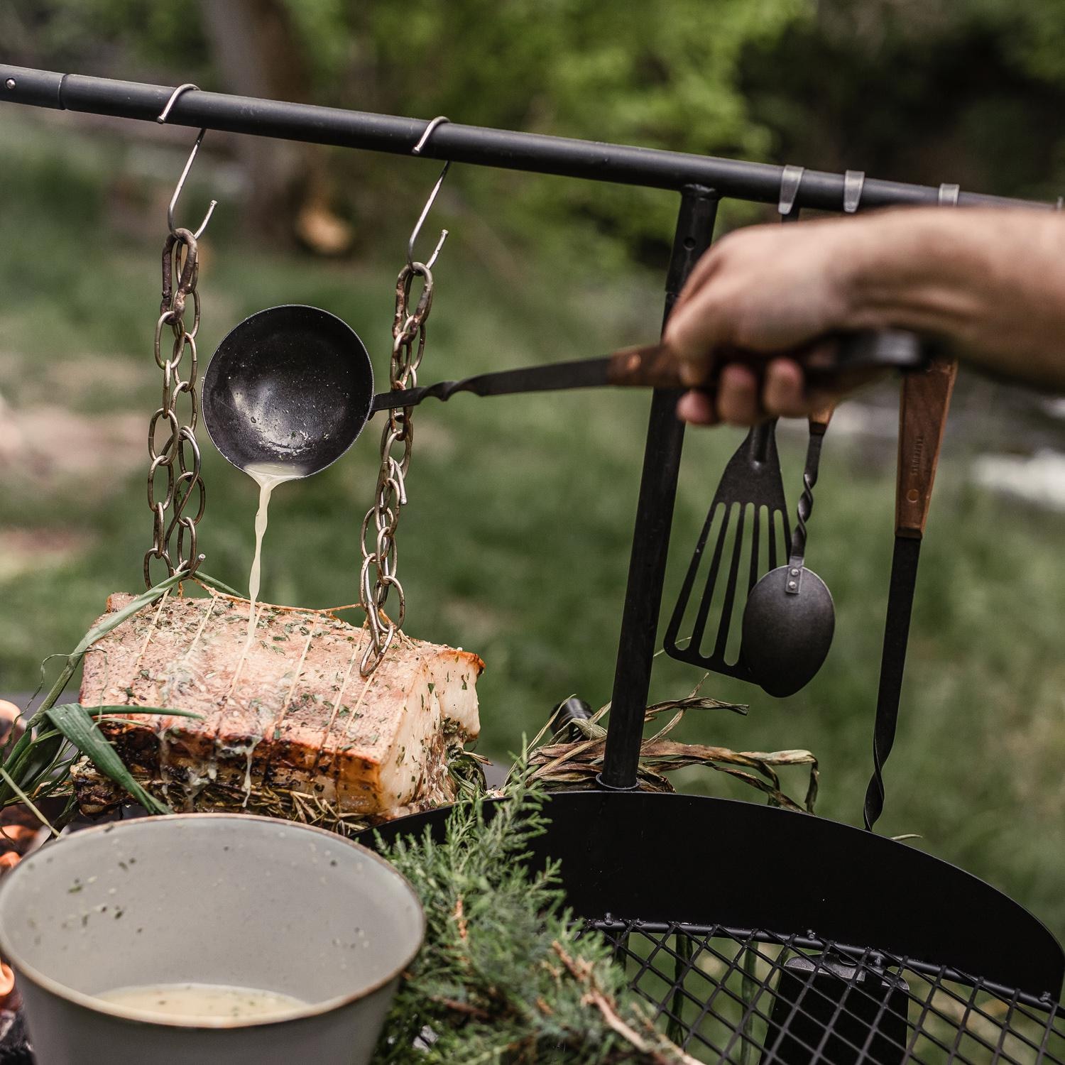 Barebones Living CKW-464 Cowboy Grill Ladle - Lifestyle thumbnail