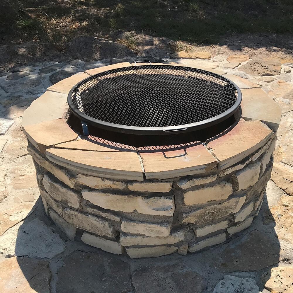 Ultimate Patio 22-Inch X-Marks Fire Pit Grill Grate - Ready for Grilling thumbnail