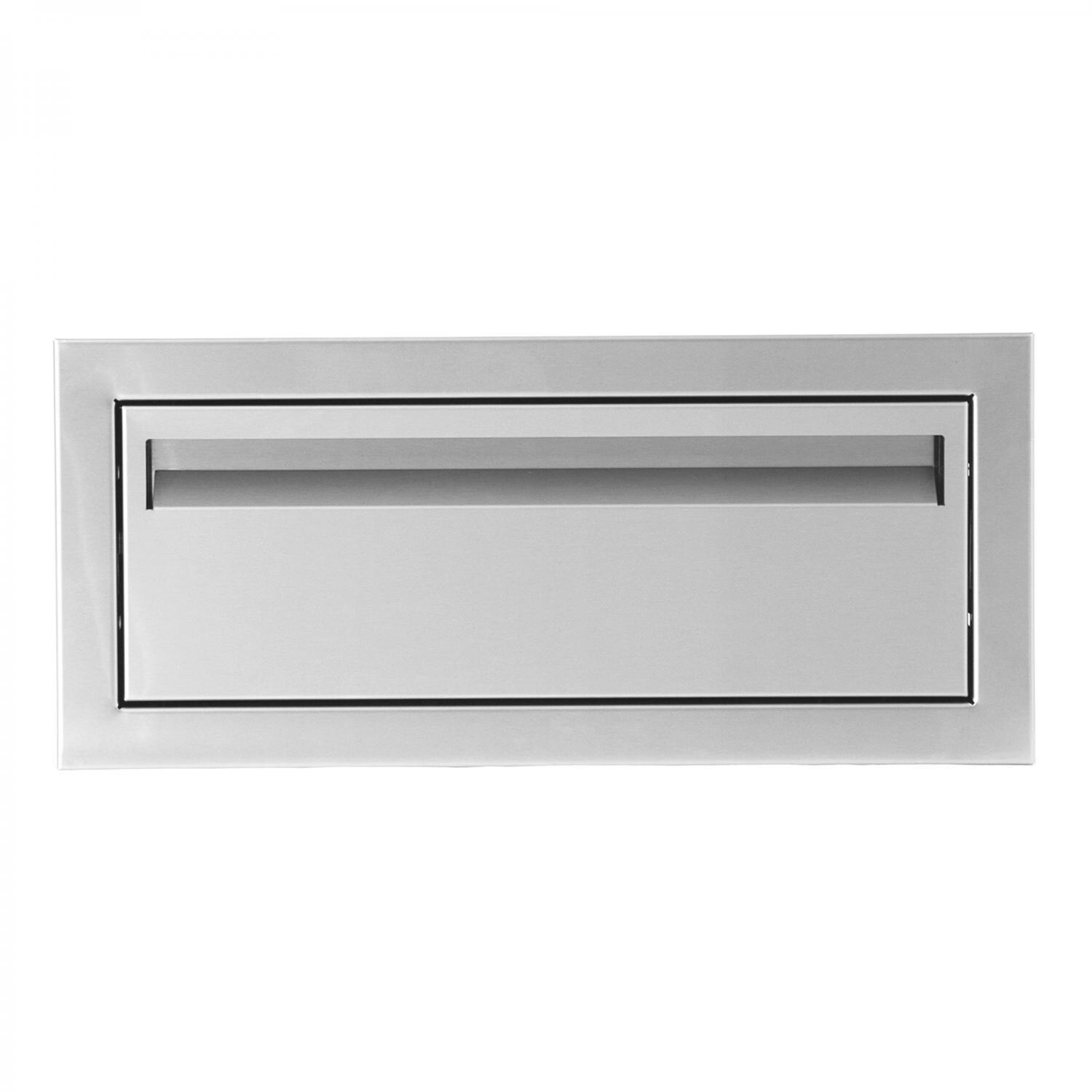 BBQGuys Aspen Series 20-Inch Stainless Steel Single Access Drawer - DISCONTINUED