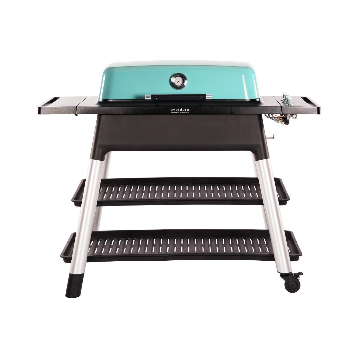 Everdure By Heston Blumenthal HBG3MUS FURNACE 52-Inch 3-Burner Propane Gas Grill With Stand - Mint thumbnail