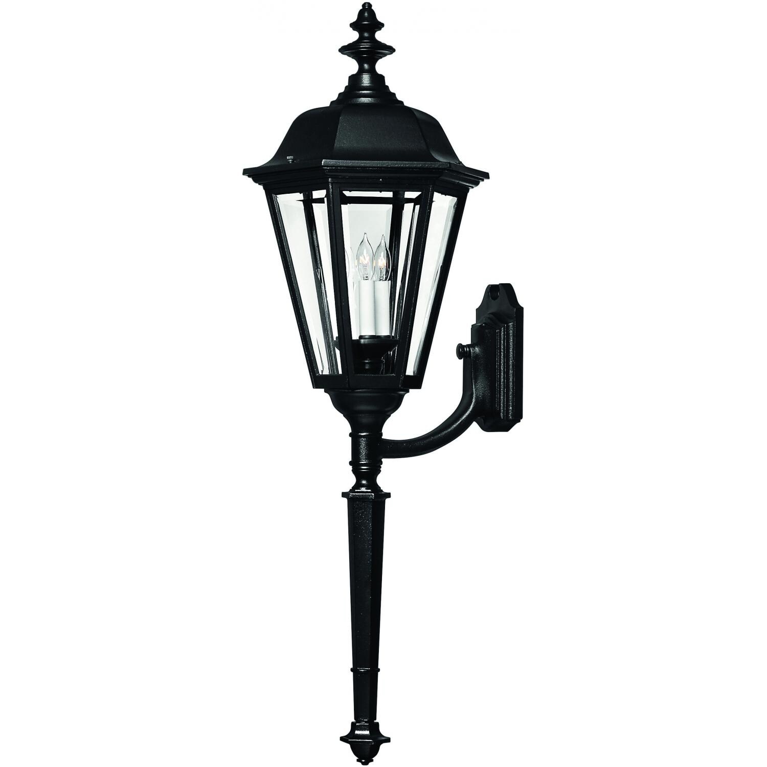 Hinkley Lighting Manor House 1470BK 40W Three Light Outdoor Wall Lantern - Black thumbnail