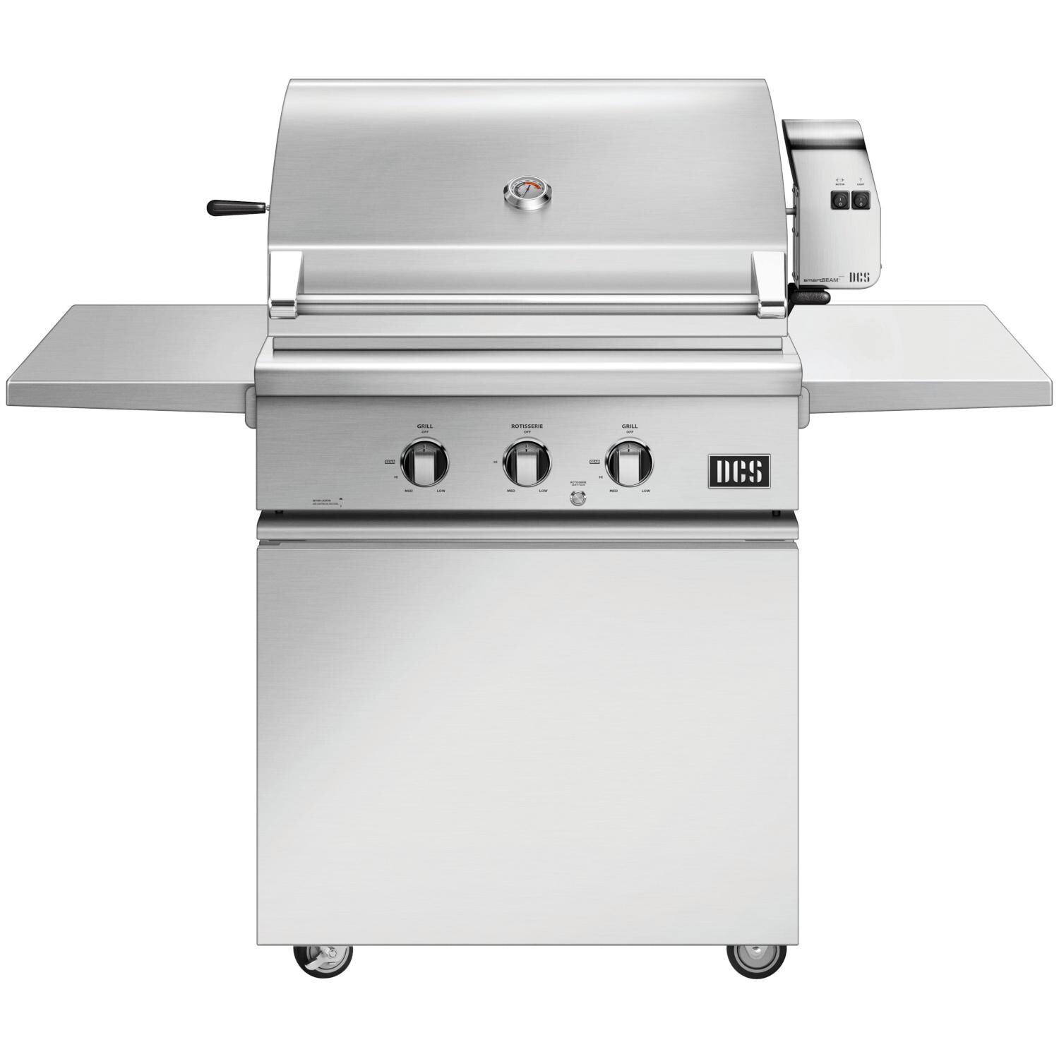 DCS Series 7 30Inch Natural Gas Grill With Rotisserie On DCS CSS Cart