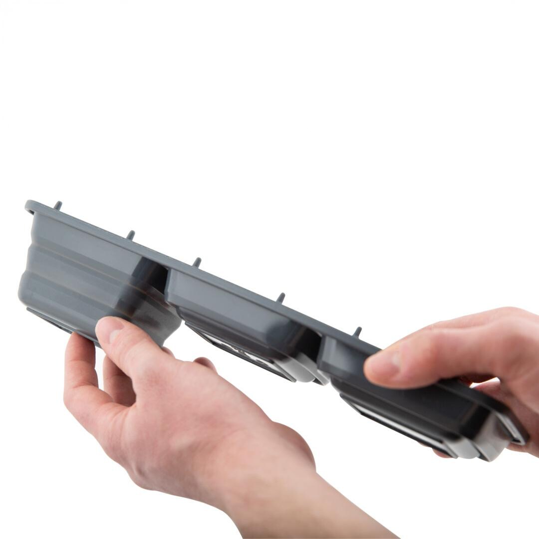 Broil King Stainless Steel Ice Grill Brush - 65679 - Collapsible Tray - White Background thumbnail