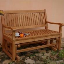 Anderson Teak Del-Amo Teak Patio 4-Foot Glider