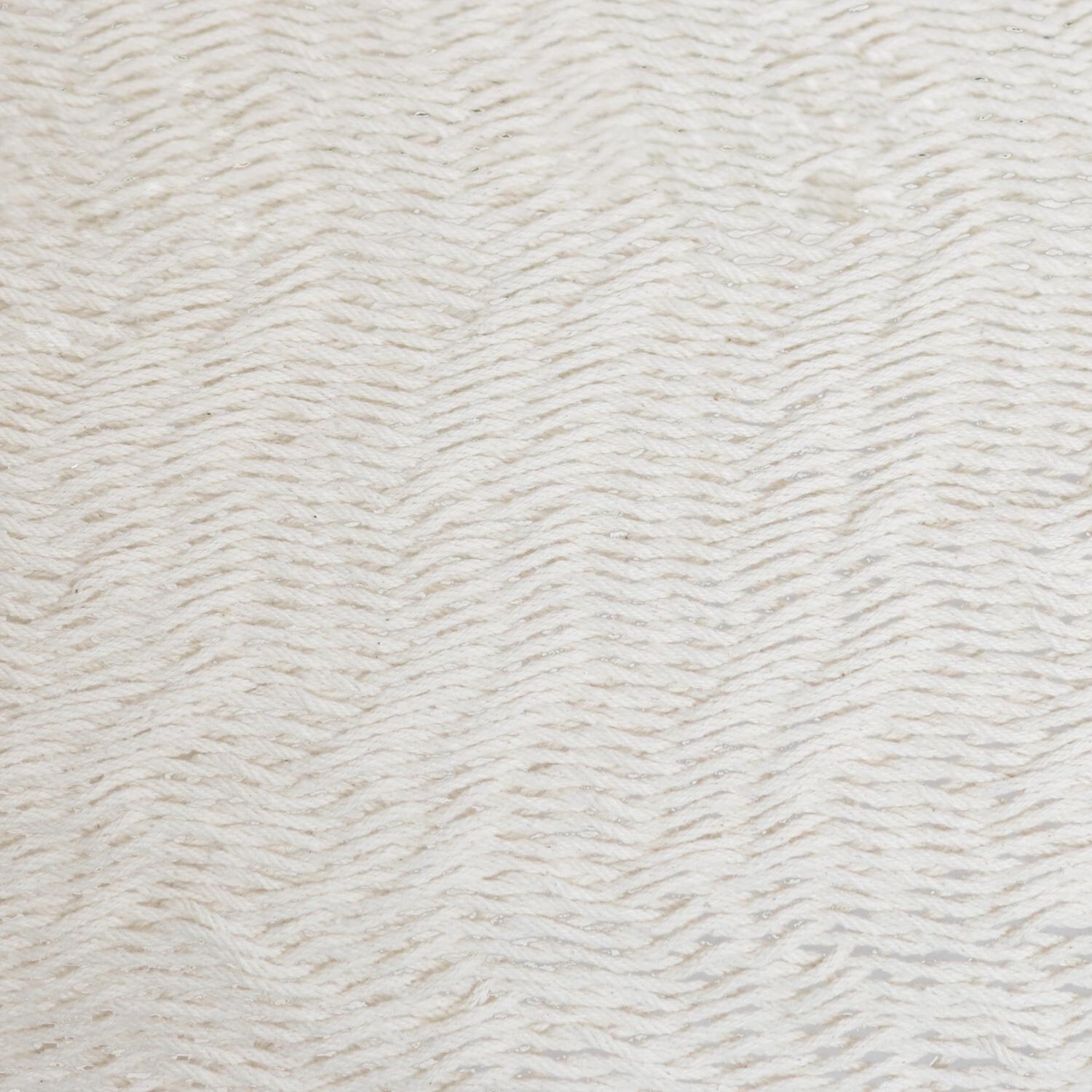 Ultimate Patio American-Style Hammock w/ 15-Foot Black Stand - Natural - Fabric Detail thumbnail