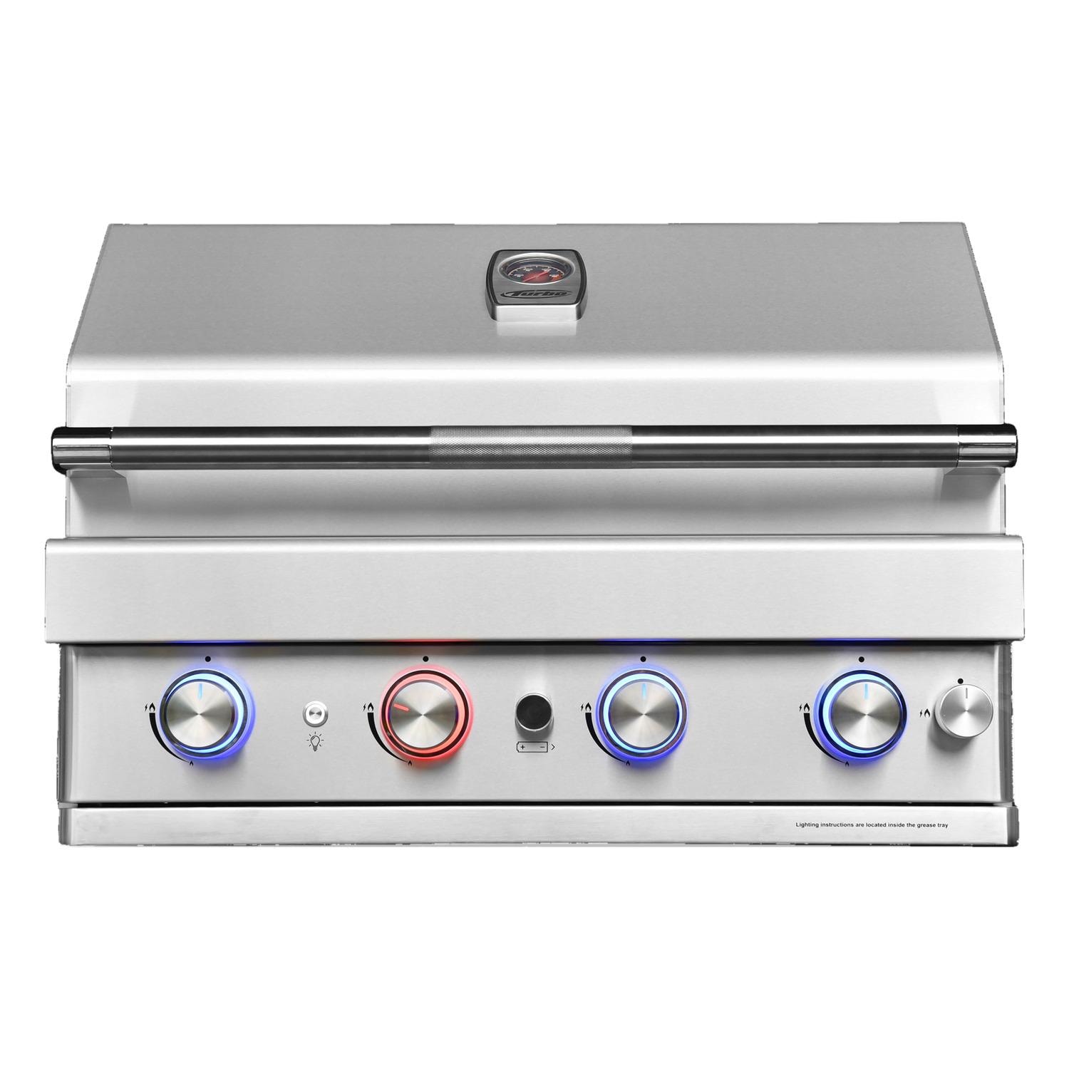 Turbo 32-in 4-Burner Built-In Propane Grill - BTG50-26-4BLP