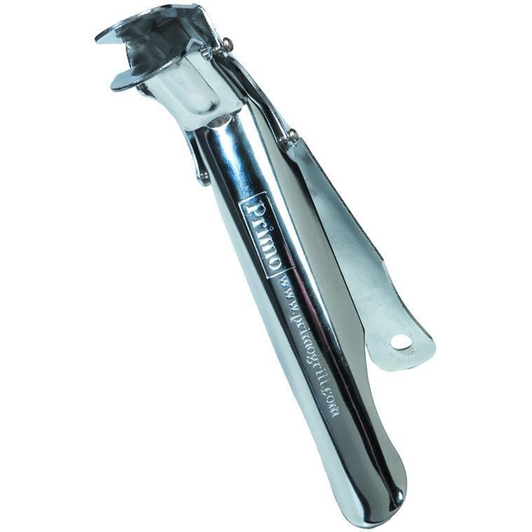 Primo PGCJRC All-In-One Oval Junior 200 Ceramic Kamado Grill With Cradle, Side Shelves And Stainless Steel Grates - Grid Lifter thumbnail