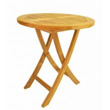 Anderson Teak Bahama 27 X 27 Inch Teak Folding Patio Dining Table
