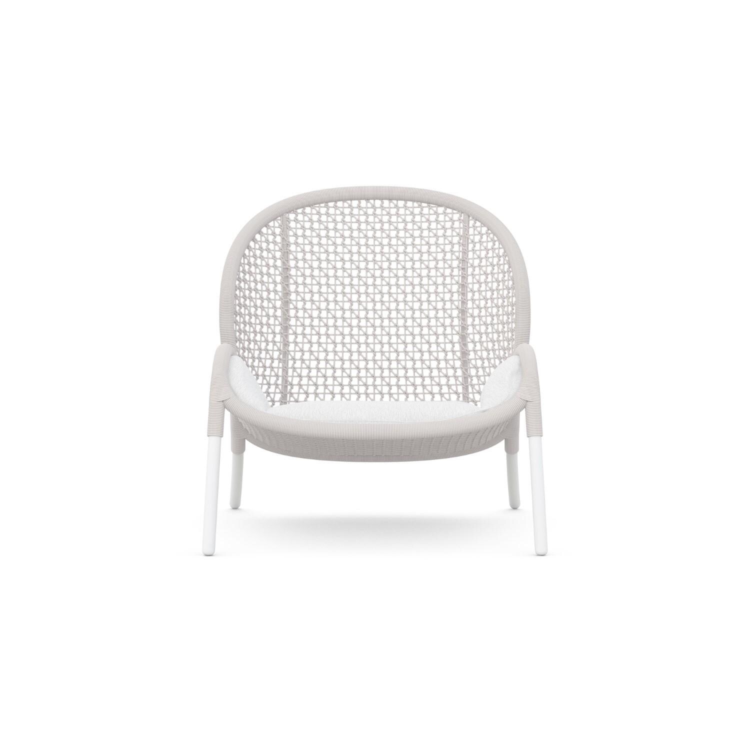 Azzurro Living DUN-R03S1-CU Dune Woven Rope Club Chair in Sand/Cloud - Front - White Background thumbnail