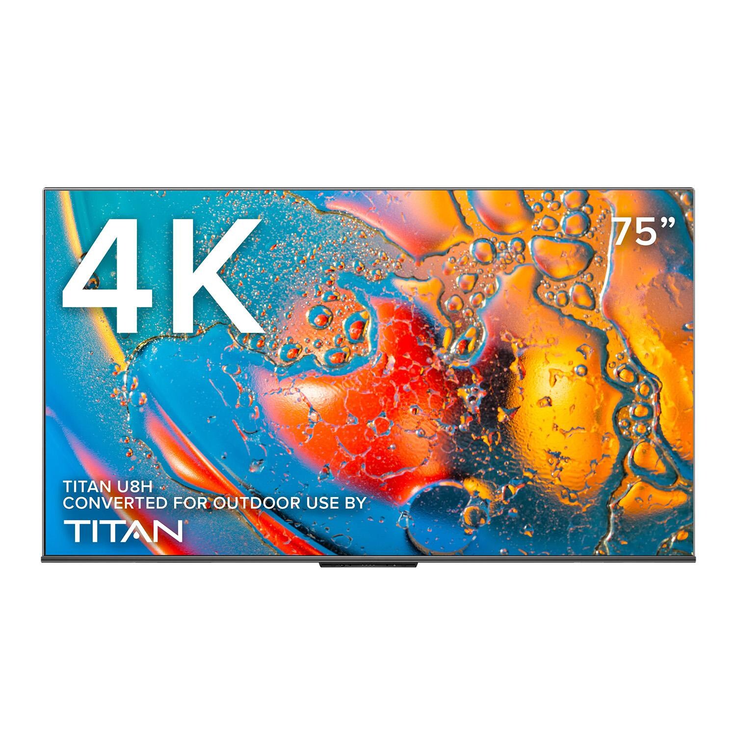 Titan U8H Series 75 Inch Full Sun Outdoor TV - HS-U8-075