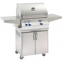 Fire Magic Aurora A430s 24-Inch Natural Gas Grill With One Infrared Burner, Analog Thermometer And Single Side Burner - A430s-5LAN-62 image