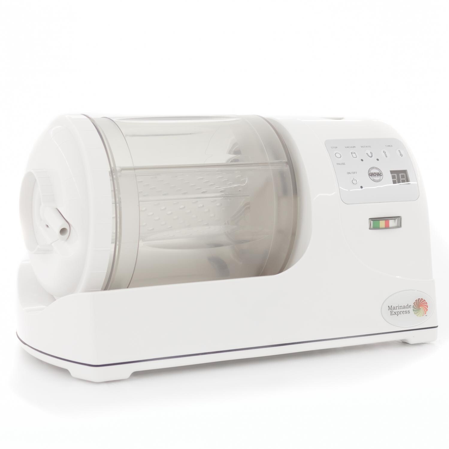 Marinade Express Tabletop Marinade Machine - Side View thumbnail