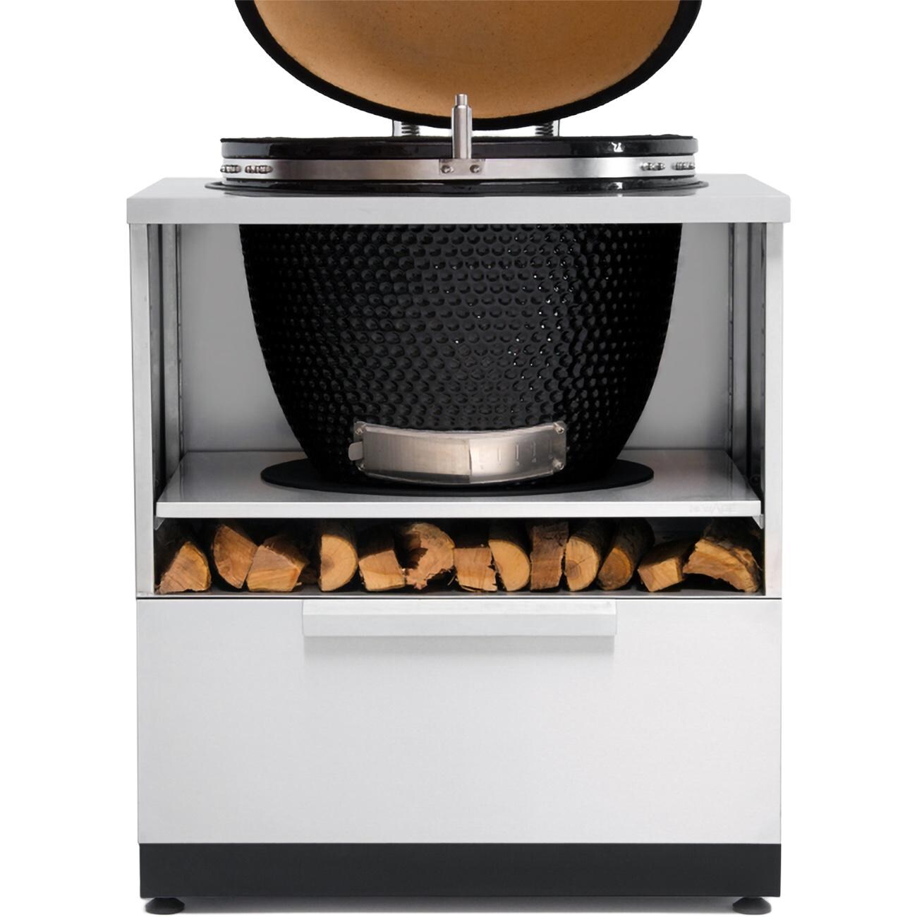 NewAge Outdoor Kitchen Classic Stainless Steel Kamado Cabinet - 65010
