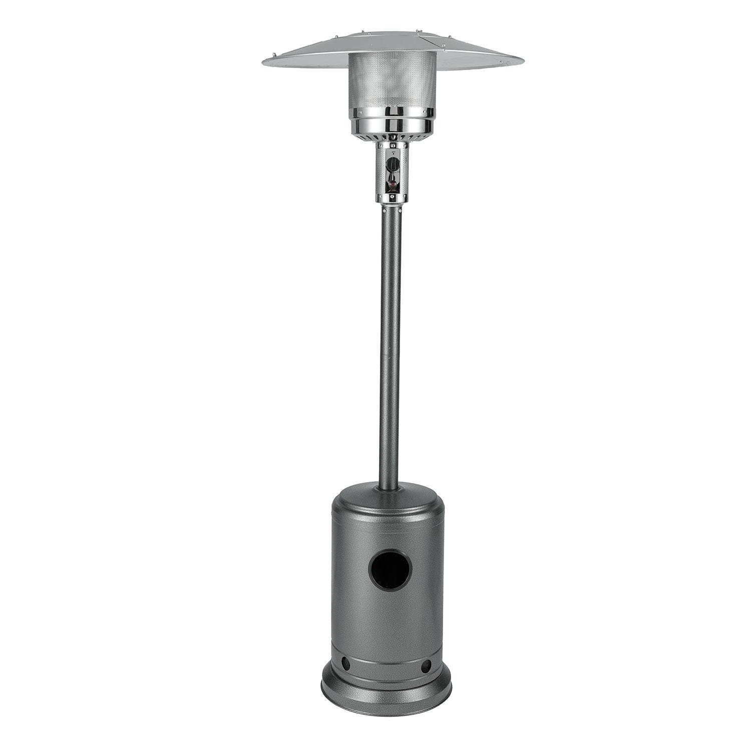 Ultimate Patio 48,000 BTU Propane Commercial Patio Heater - Hammered Platinum - SC62555