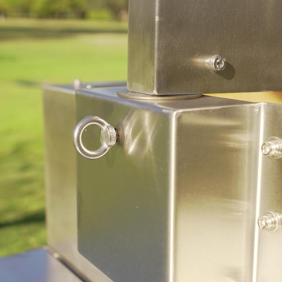 Tagwood BBQ 26 Inch Argentine Santa Maria Wood Fire &amp; Charcoal Grill - Metal - Detail thumbnail