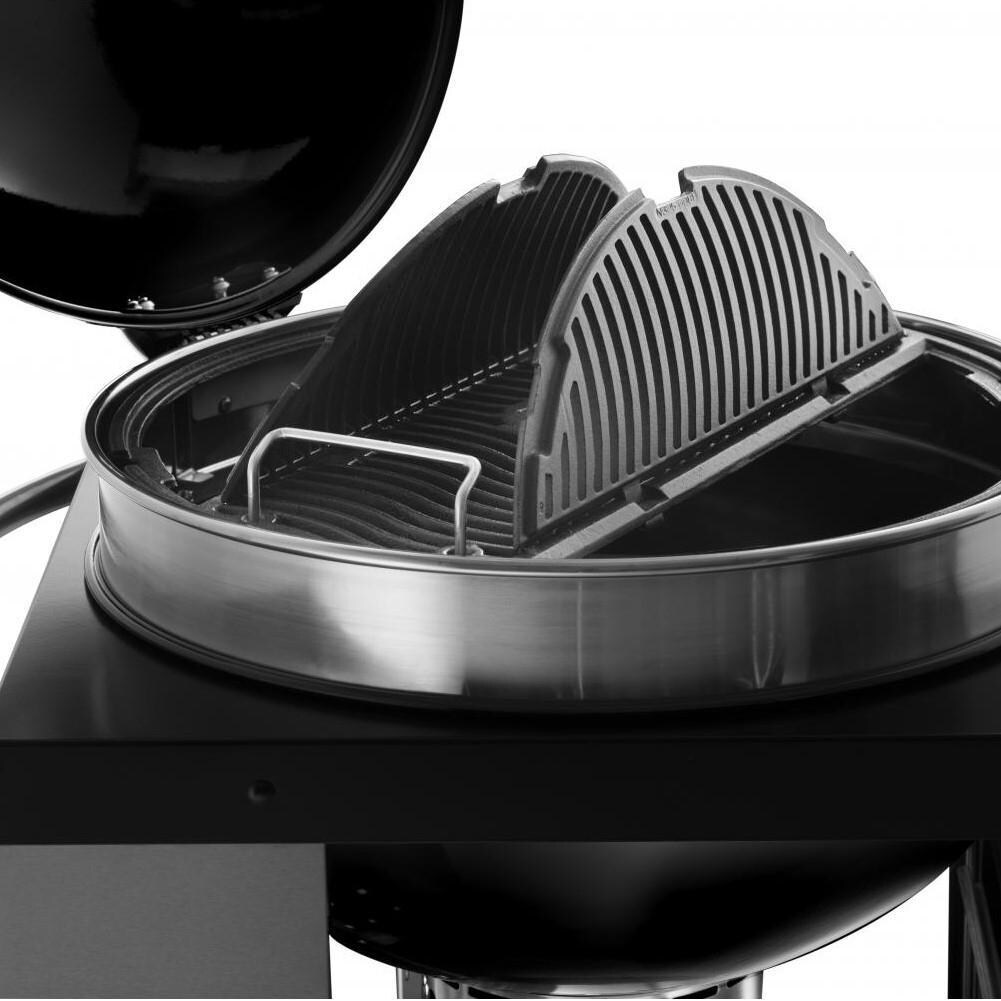 Napoleon PRO 22-Inch Freestanding Charcoal Kettle Grill - PRO22K-CART-2 - Hinged Grates thumbnail