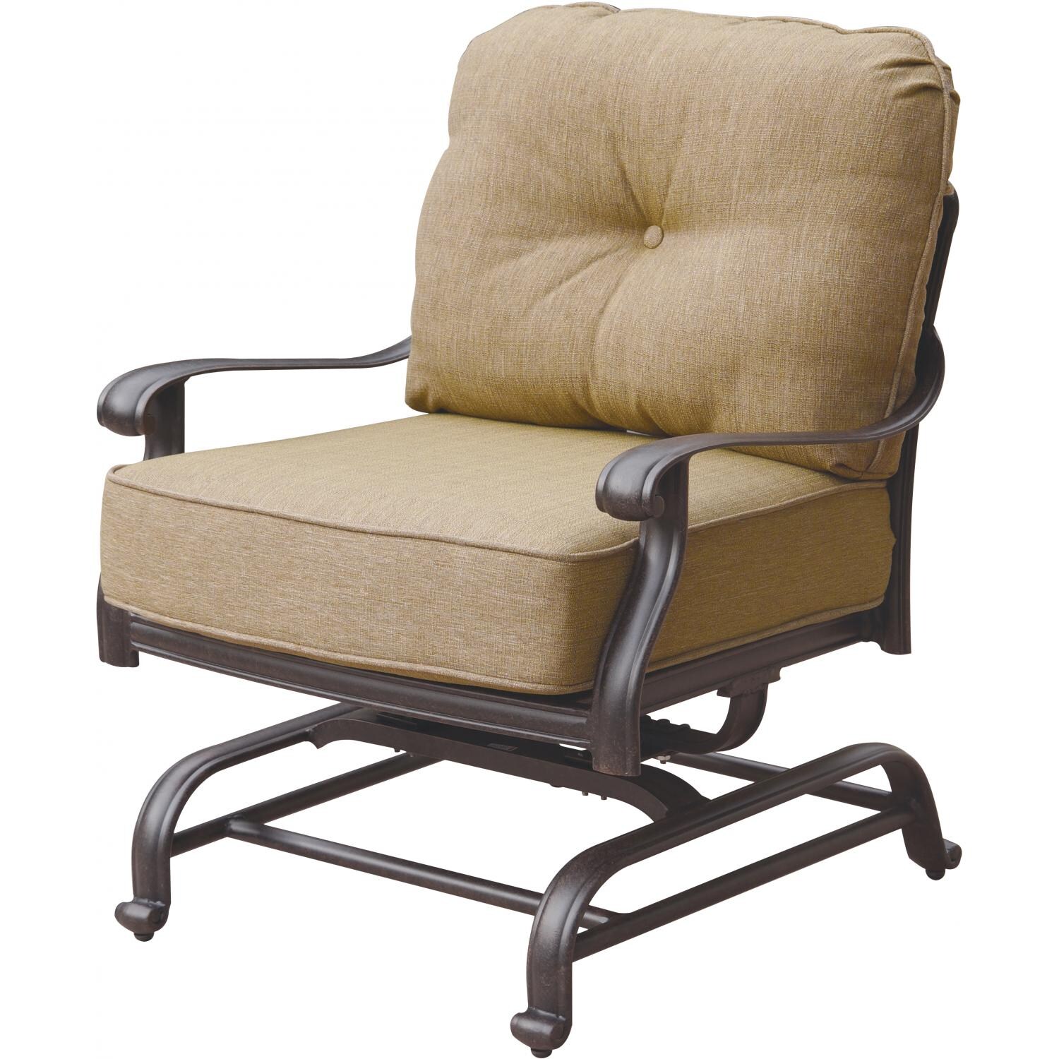 Darlee Elisabeth Cast Aluminum Patio Spring Base Club Chair