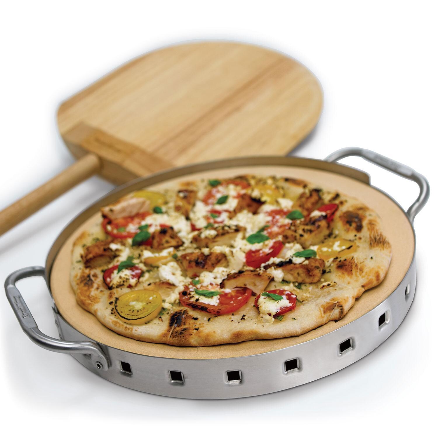 Broil King Pizza Stone Grill Set - Pizza Stone - White Background thumbnail