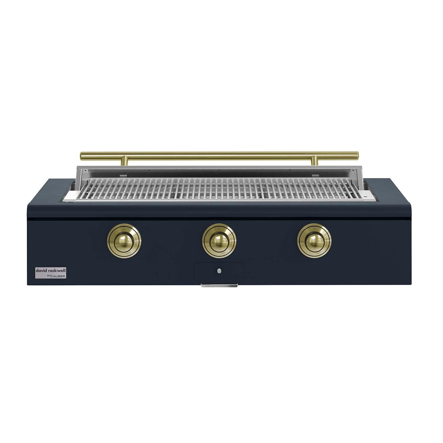 Caliber 48-in Propane Built-In Rockwell Grill - Juniper w/ Brass Hardware - CRG-48BL00-A-104-H01